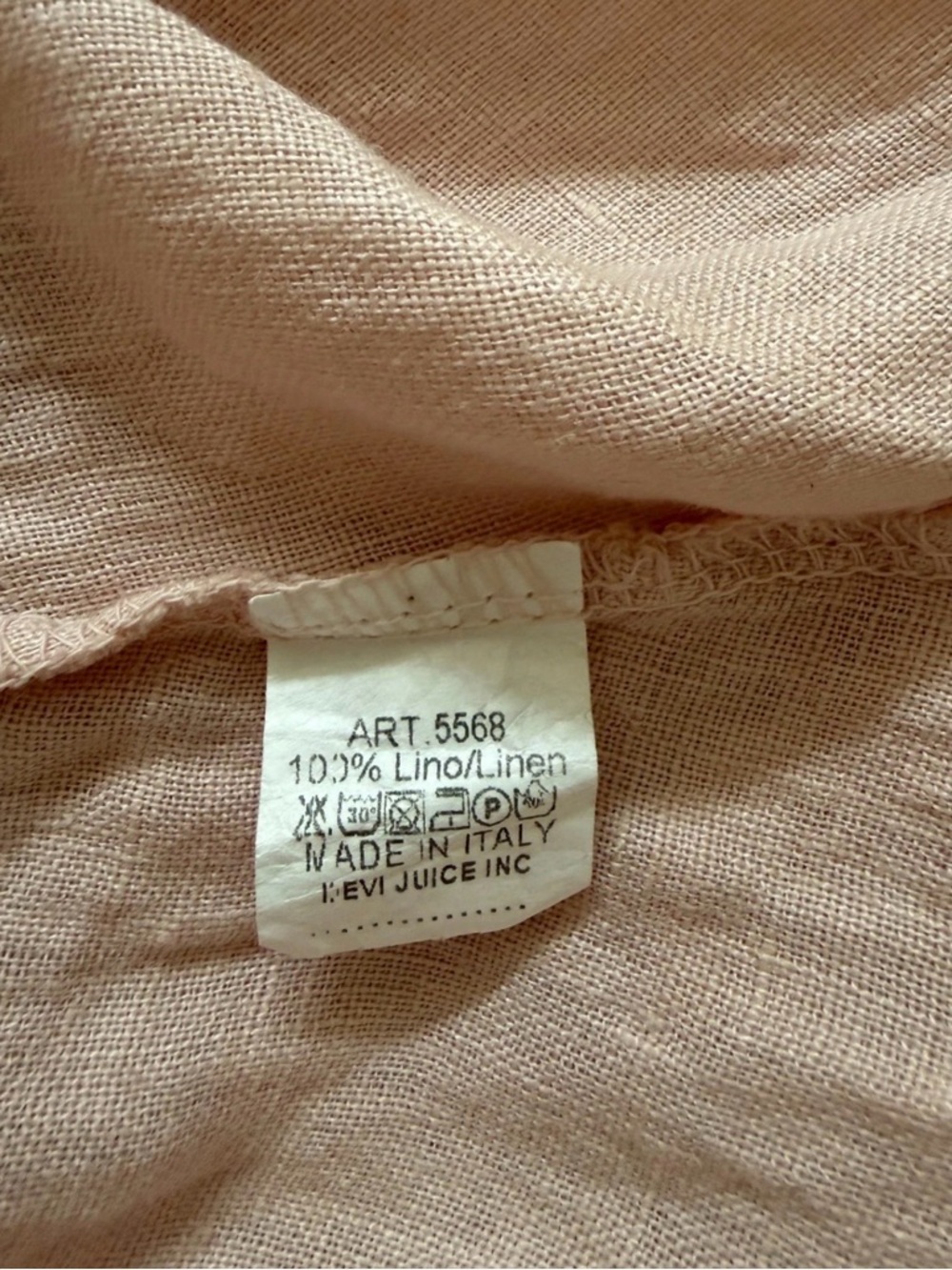 DEVITALIA Linen Ruffle Top Tunic, One Size - Picture 2 of 6